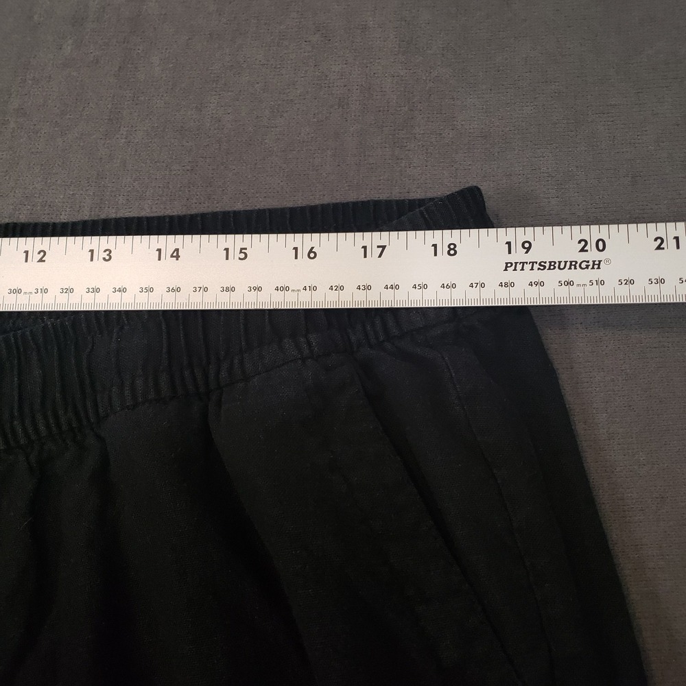 Old Navy Pants Womens 2X Black High Rise Wide Leg Comfort Elastic Waist - Picture 3 of 10